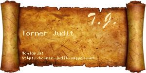 Torner Judit névjegykártya